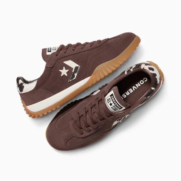 Converse Run Star Trainer Sneakers Low Top Brown Pony Hair A17973C 2025 Mens 10 - Picture 15 of 16
